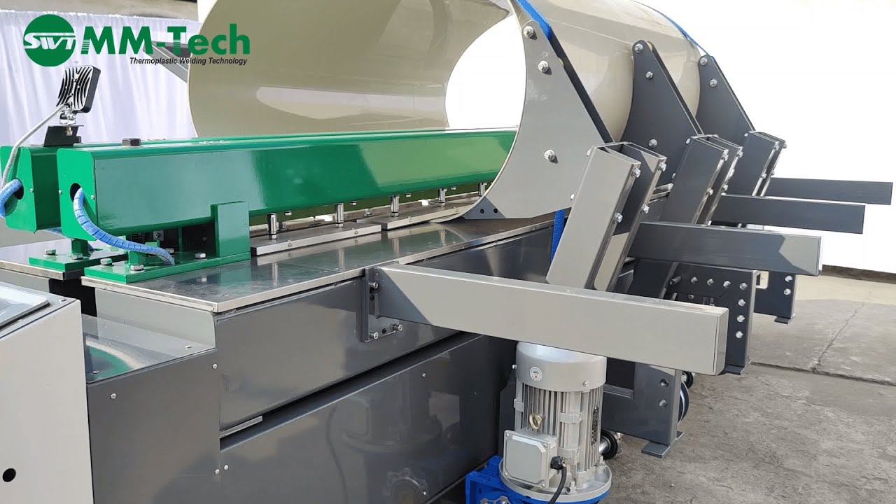 MM Tech Plastic Sheet Welder Demonstration Welding Circular
