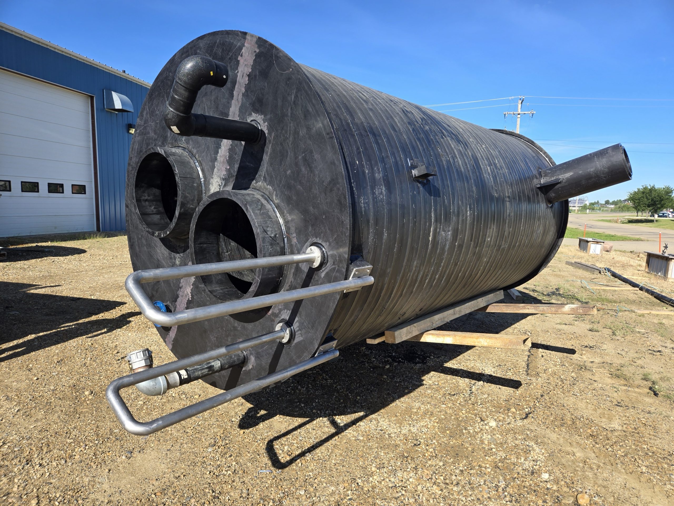 High-density polyethylene tanks
