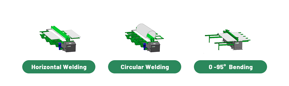 Plastic Sheet Welding & Bending Machine