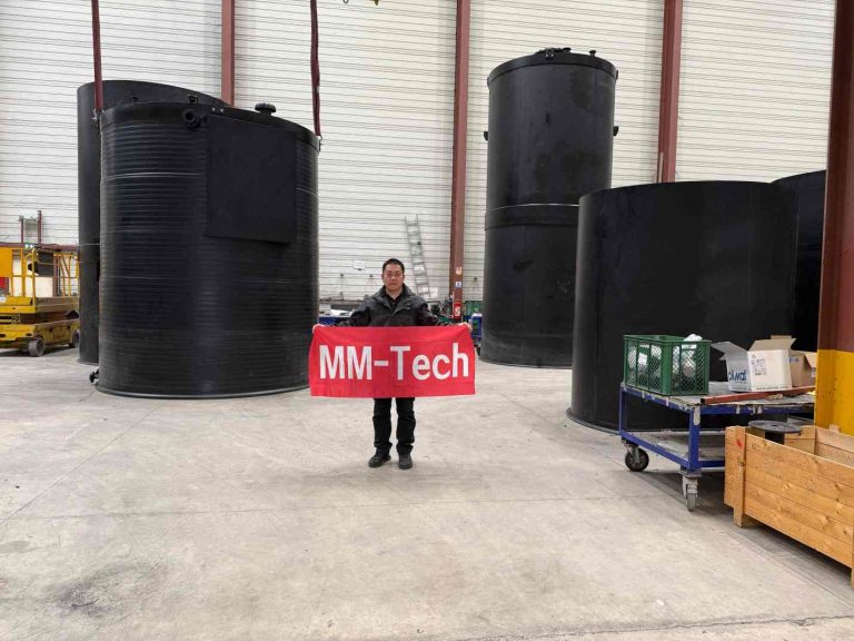 Plastic Sheet Welding Machine for European Chemical Storage Tank Manufacturing